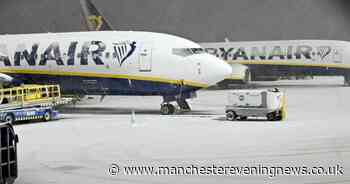 Manchester Airport runways reopen after snow but flights still delayed