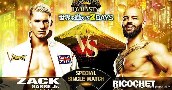 NJPW x AEW Wrestle Dynasty Results (1/5): Zack Sabre Jr. vs. Ricochet, More