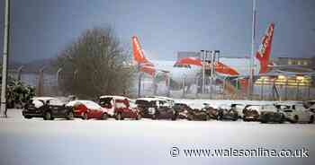 Heavy snow sparks chaos at Bristol, Manchester, Birmingham and Liverpool airports with runways shut