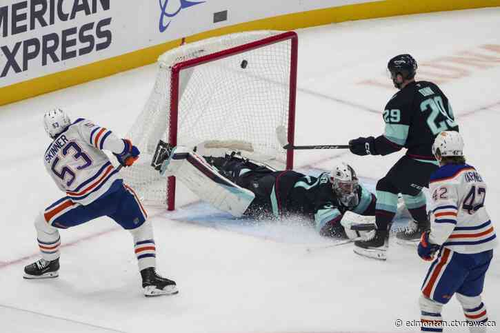 Oilers pounce on Kraken early en route to 4-2 win