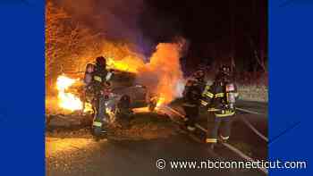 Good Samaritan rescues driver from burning vehicle following crash in Monroe