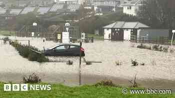 Roads closed due to heavy rain and flooding