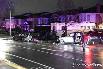 2 seriously injured in Surrey hit-and-run involving Maserati: police