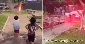 Priceless: Little Boy Gets Roman Candle, 'Goes from Harry Potter to Voldemort' in No Time Flat