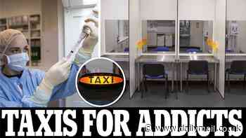 Taxpayers foot the bill to ferry addicts to inject free heroin at controversial £6m NHS clinic