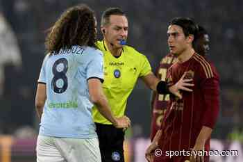 Dybala taunts Lazio’s Guendouzi, shows five fingers to signal Serie A titles won