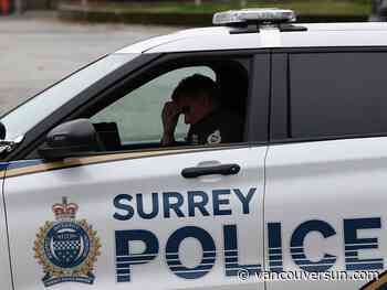 B.C. Crime News: Pedestrian critically injured in hit-and-run Maserati crash in Surrey | Police shoot man with beanbag shotgun in Kitsilano