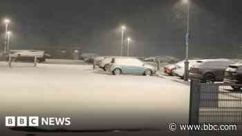 Snow causes disruption across the west of England