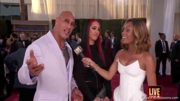 NXT General Manager Attends Golden Globe Awards With The Rock