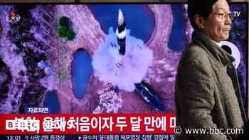 N Korea fires first ballistic missile in two months: Seoul