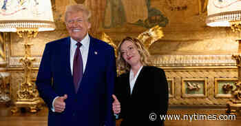 Giorgia Meloni, Italy’s Prime Minister, Visits Trump in Mar-a-Lago