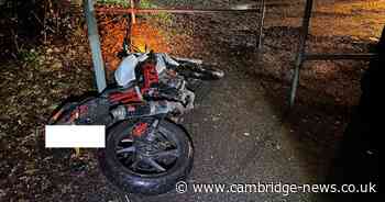 Motorcyclist carrying a knife arrested in Cambridgeshire market town