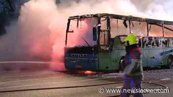 Limburgse schoolbus in brand, kinderen op tijd gered