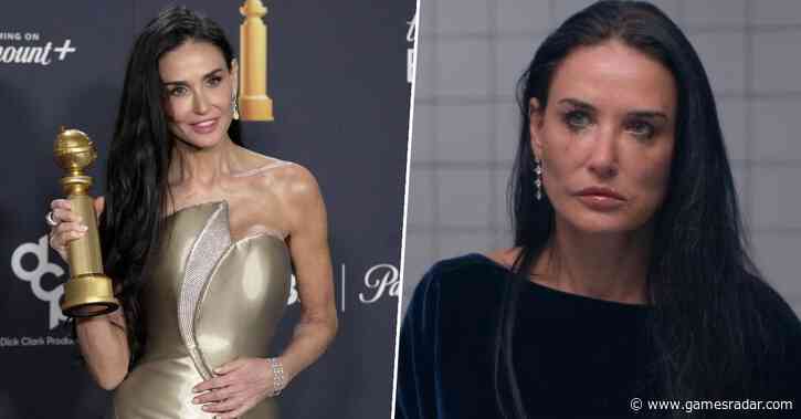 The Substance star Demi Moore reflects on a producer calling her a "popcorn actress" as she wins her first award in 45-year career at the Golden Globes: "I thought maybe this was it"