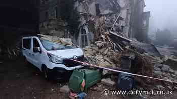 Grade II listed villa reduced to piles of rubble after 175-year-old building battered by harsh winds during storm