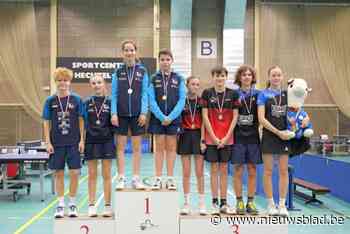 IN BEELD. Dit zijn de podiumwinnaars van het Limburgs tafeltenniskampioenschap