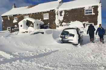 Dozens snowed in at Britain's highest pub after 'ignoring' Met Office warning