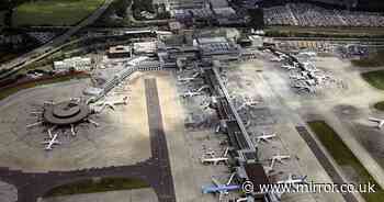 Gatwick Airport train station evacuated as emergency services scrambled to fire