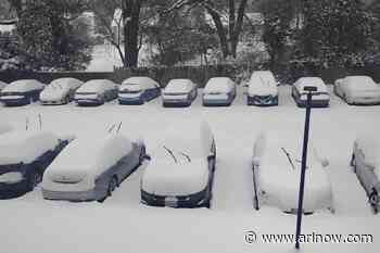 Plowing ongoing as snow falls and Arlington County offices go virtual