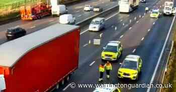 Long delays stretching back five miles on M6 southbound after lorry breaks down