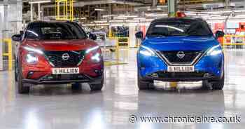 Nissan produces two of UK's top five car sellers at Sunderland plant