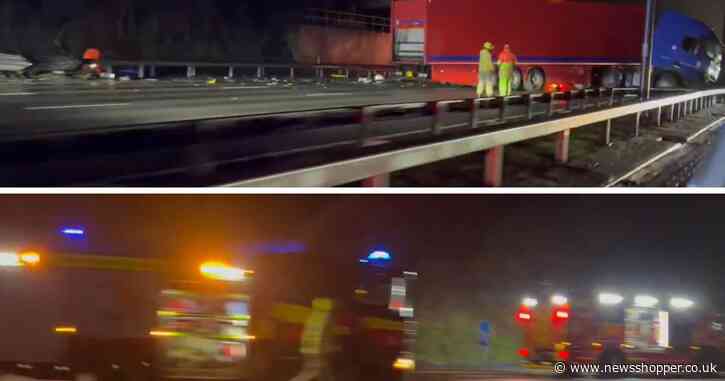 RECAP after huge stretch of M25 closed near south London after crash