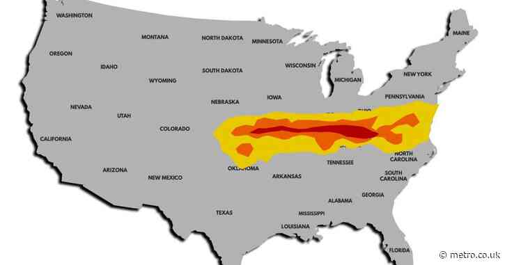 Map shows monster US winter storm bringing most snow in a decade