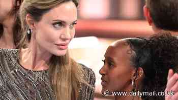 Angelina Jolie's daughter Zahara, 19, flashes her 28 piercings