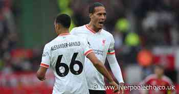 Telling Virgil van Dijk and Trent Alexander-Arnold moment spotted amid Liverpool uncertainty