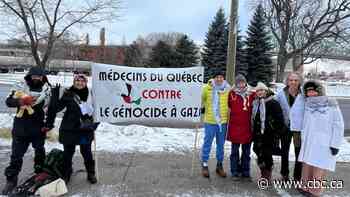 Group of Quebec doctors suspends non-essential work Monday to protest bloodshed in Gaza