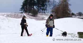 Snow maps show huge 400-mile Arctic storm to batter UK along with rare freezing rain