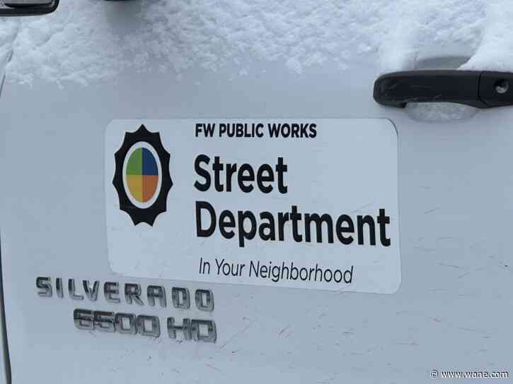 When do Fort Wayne neighborhoods get roads salted, plowed?