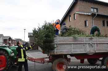 FW Gangelt: Abholung der Weihnachtsbäume durch die Jugendfeuerwehr