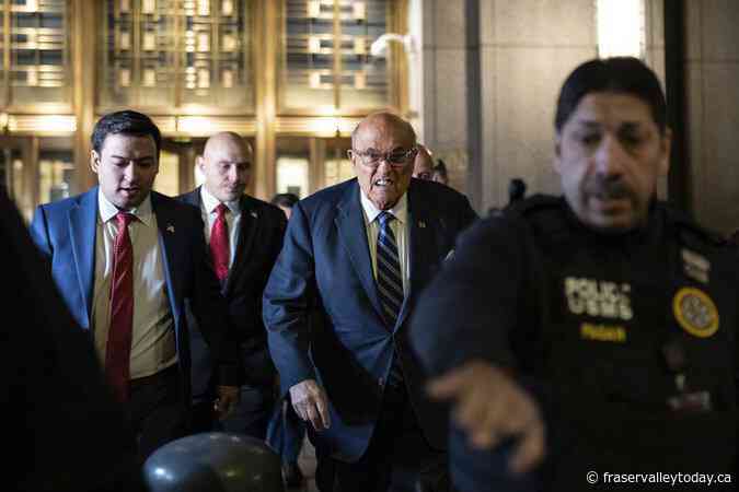 Rudy Giuliani is in contempt of court in $148 million defamation case