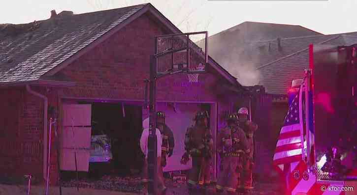 Firefighters affected by cold temperatures while fighting SW OKC house fire