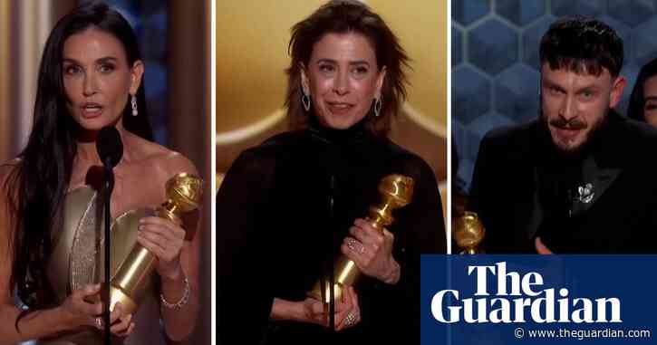 Must-see moments from the 2025 Golden Globe awards – video