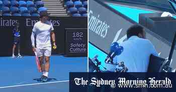 Tomic match halted in bizarre fashion