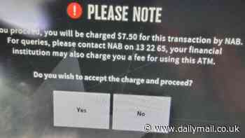 Shocking cash withdrawal fee at ATM of major Aussie bank: 'That's criminal'