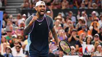 Kyrgios named to Australia's Davis Cup team