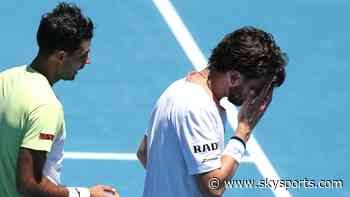 Britain's Norrie throws racket into crowd in angry defeat