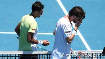 See the shocking moment Cam Norrie loses his cool and hits a fan with his racquet - as the supporter has a very unexpected reaction