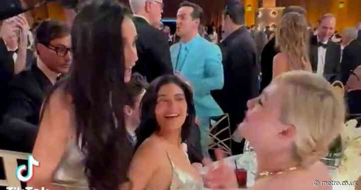 The truth about Demi Moore ‘snubbing’ Kylie Jenner at the Golden Globes revealed