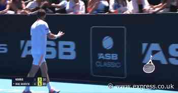 Cameron Norrie strikes spectator with racket but avoids disqualification in New Zealand