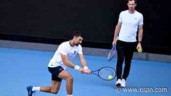 Djokovic, Murray train together ahead of Aus Open