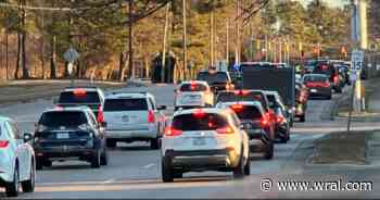 Crash into utility pole causes delays in Wake Forest