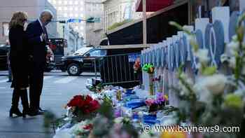 Biden meets with victims' families in New Orleans, attends prayer service and visits memorial