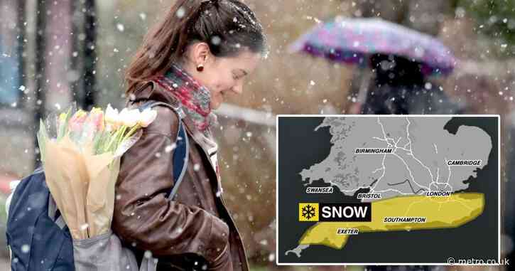 London split by North/South divide with new yellow weather warning