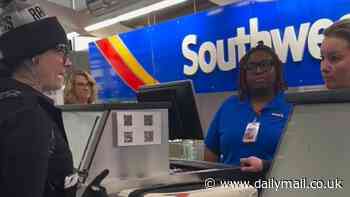 Racist Karen goes viral for appalling airport meltdown in front of her children at Southwest airlines terminal