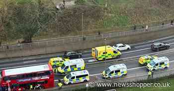 Major emergency response with multiple cordons in place after incident in Woolwich