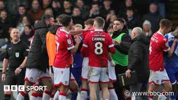 Bristol Rovers and Wrexham fined after melee